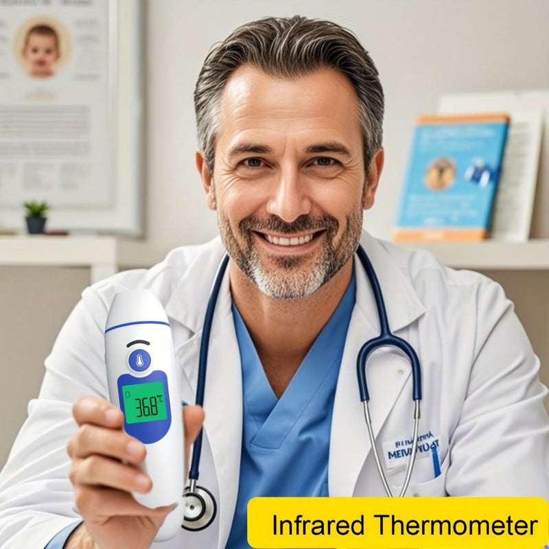 3 In 1 Non Contact Thermometer for Forehead Ear And Object Accurate 1 Second Reading with LCD Screen for Family and Clinical Use New Digital Thermometer FC IR1030 - Image 5