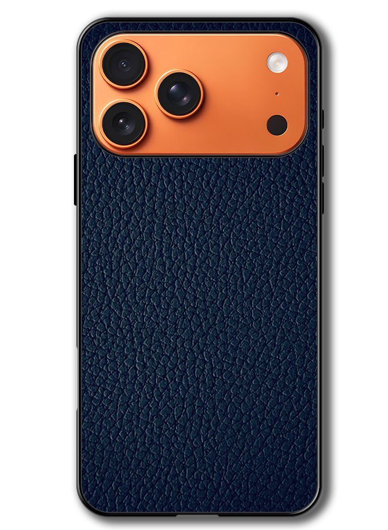 Theodor Case Compatible with Apple iPhone 17 Pro 6.3 Inch Protection Shockproof Bumper Cover Blue Pattern - Image 1