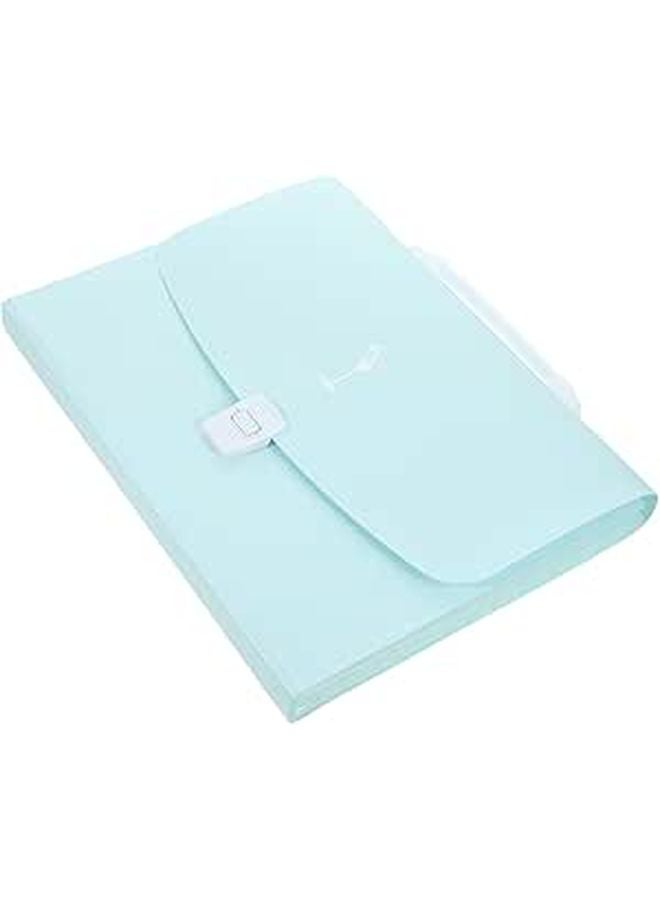 Portable A4 Expanding File Folder 13 Pockets Document Organizer For Office Home - Image 1