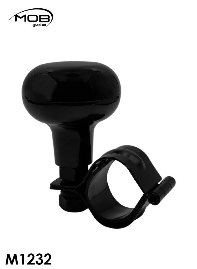 MOB MOB M1232 Car Steering Wheel Spinner Knob Steering Wheel Assistive Ball Power Booster Ball Black - Image 1