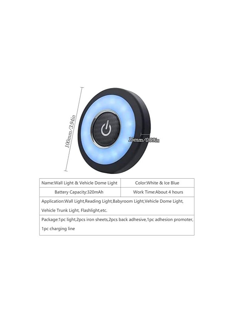 إسكدنيا LED Wall Light Pack for Room Bedroom Bathroom RV Ceiling Dome Map Trunk Lights Lamps Flashlight Cars Interior Trailer Camper Wireless Charge Movable Bright - Image 2