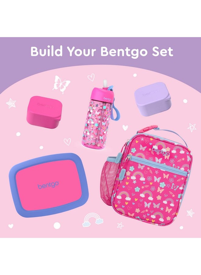 Bentgo - Bentgo Sidekicks 2-Pack Silicone Container Set - Dipping Sauce Cups for Condiments & Small Snacks, Reusable, Durable, & Leak-Proof Liquid Storage, Salad Dressing Container - 2.6 oz (Lavender & Pink) - Image 1