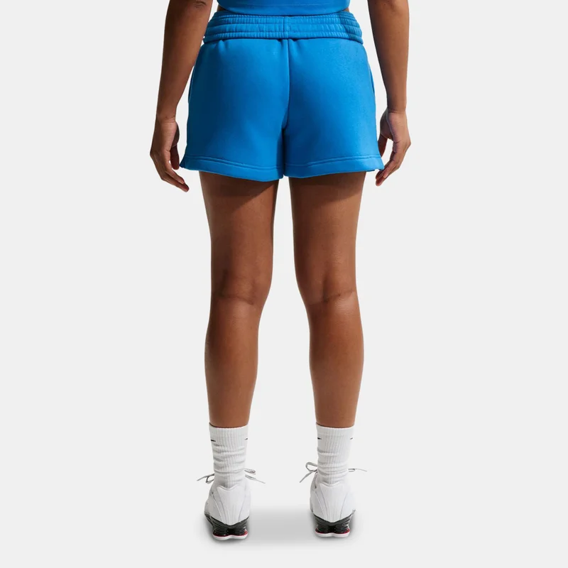 Nike Blue Women's Sportswear Phoenix Fleece Shorts for Women | Best Price UAE