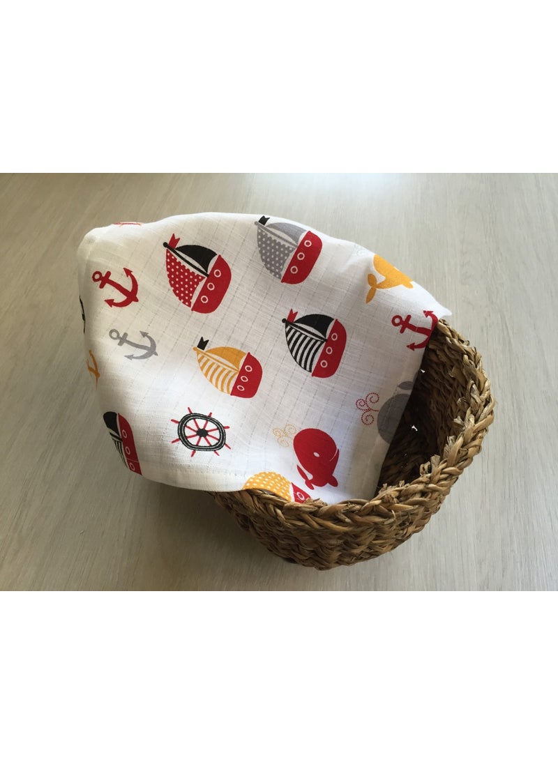 Lief Home Baby Muslin Mouth Diaper (6 Pieces) | 28X28  - Image 2
