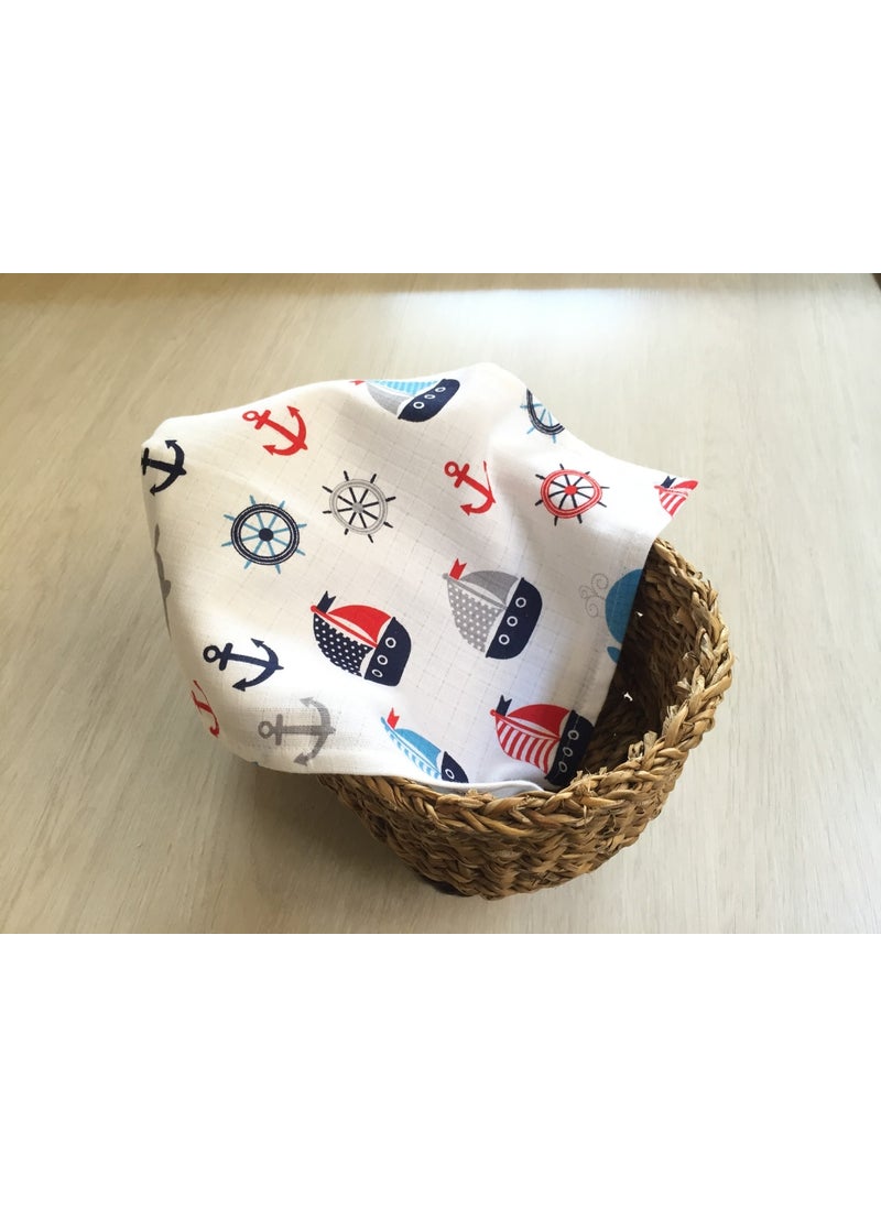 Lief Home Baby Muslin Mouth Diaper (6 Pieces) | 28X28  - Image 3