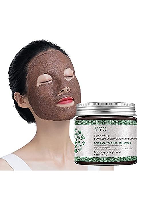 YYQ Seaweed Renewing Natural Nourish Skin Mask Powder Cleansing Face Care Facial Moisturize 88oz 