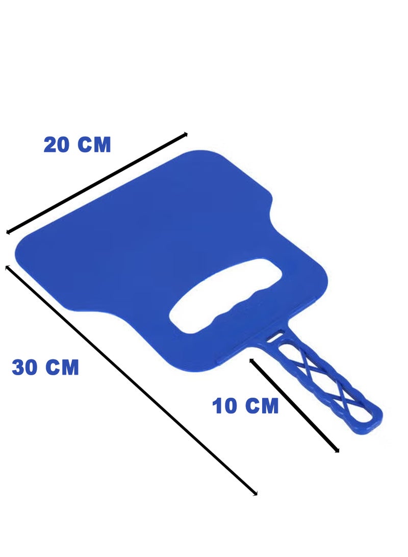 DBLEW Flame Blower Fan for BBQ, Camping & Outdoor Cooking Compact, Durable, Easy to Use, Premium Quality Plastic, Assorted Colors (30x20x10 cm, Pack of 1) - Image 2