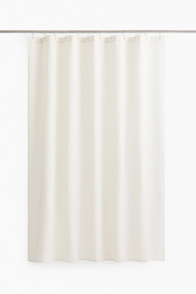H&M Muslin shower curtain