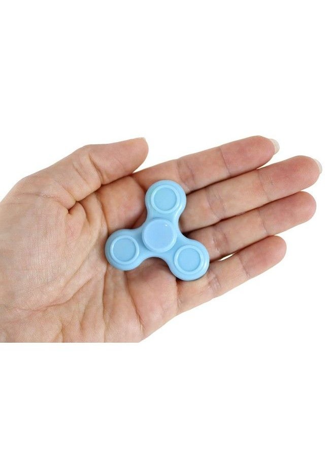 Curious Minds Busy Bags - 12 Mini Fidget Spinners Fidget Toy Sensory Stress Toy Tiny Hand Spinner Toy Party Favors (Random Colors) - Image 1
