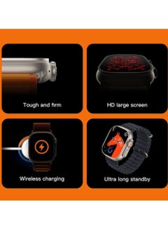 Raxoom T800 Ultra Smart Watch Ultra Series8 NFC Smartwatch Call Waterproof Wireless Charging Fitness  - Image 5