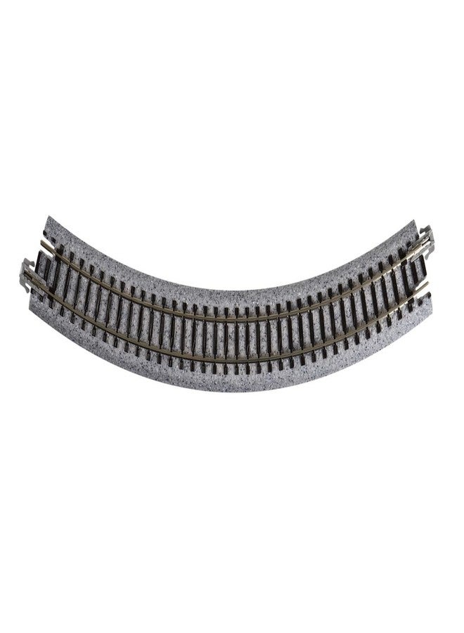 Kato USA Model Train Products Unitrack, 249mm (9 3/4") Radius 45-Degree Curve Track (4-Piece) - Image 2