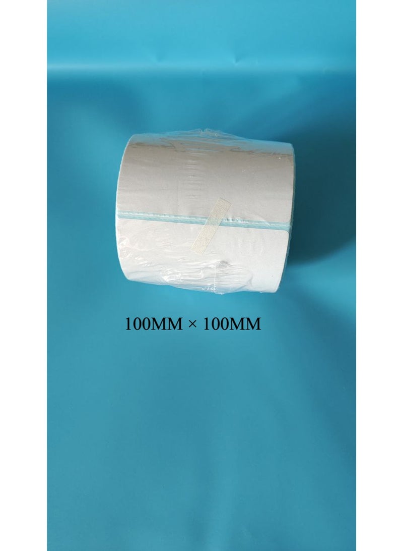 Thermal 100×100mm Shipping Labels Square | Waterproof Oil-Proof Scratch-Resistant Label Paper | Strong Adhesive Thick Paper | E-commerce Logistics Labels | 2 Rolls 1000 Labels - Image 4