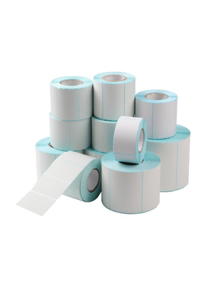Thermal 100×100mm Shipping Labels Square | Waterproof Oil-Proof Scratch-Resistant Label Paper | Strong Adhesive Thick Paper | E-commerce Logistics Labels | 2 Rolls 1000 Labels - Image 5