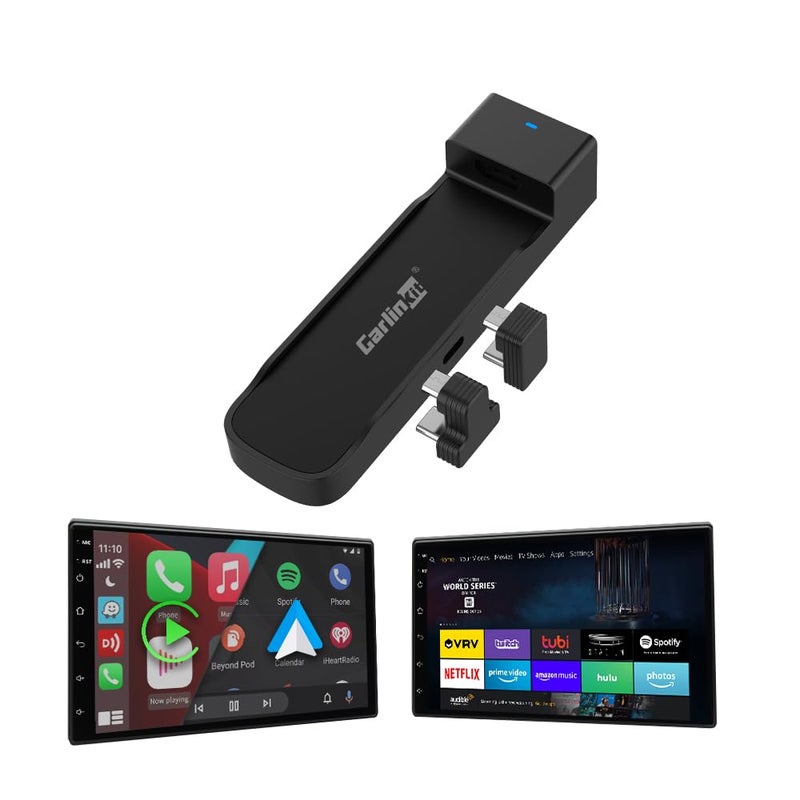 Carlinkit Wireless CarPlay Adapter 3in1Designed for TV Sticksfor Wired CarPlay CarsSupport converting Wired CarPlay to Wireless CarPlay Android AutoSupport HDMI Port Fir e TV Sticks inputting - Image 2