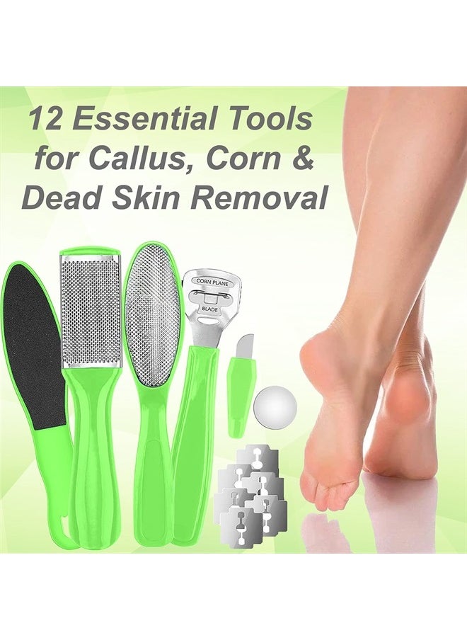 EntreFeet - Dr. Entre's 32-Piece Pedicure Kit: 32 Professional Pedicure Tools Supplies Set, Callus Remover with Foot File, Nail File Buffer, Feet Scrubber Dead Skin Remover, Foot Care Kit, Scraper Shaver - Image 1
