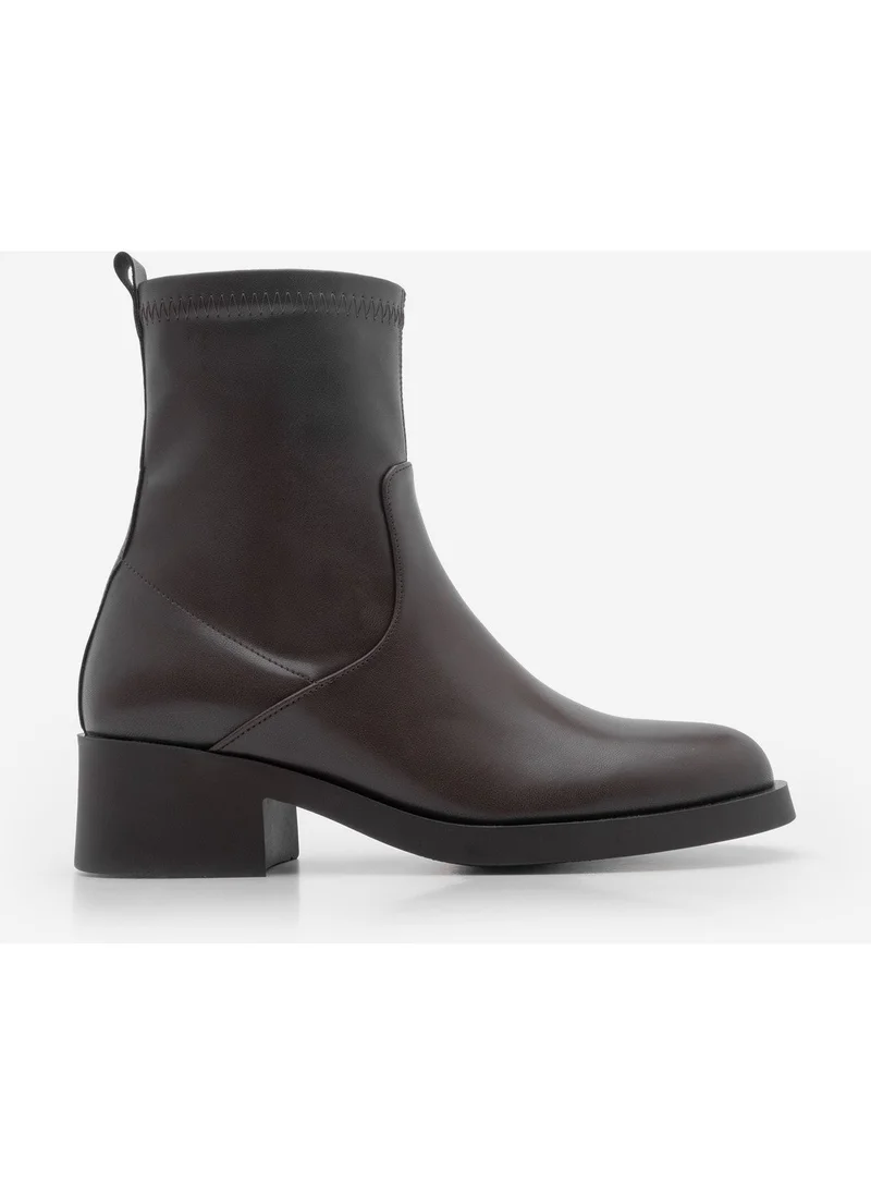 MARJIN Women's Zippered Casual Boots Befor