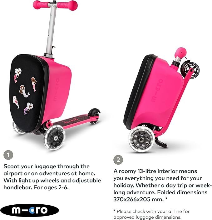 مايكرو MICRO RIDE ON LUGGAGE EAZY ALL ROUNDER PINK - Image 3