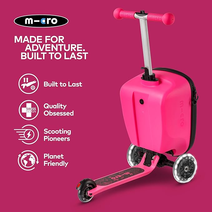 مايكرو MICRO RIDE ON LUGGAGE EAZY ALL ROUNDER PINK - Image 5