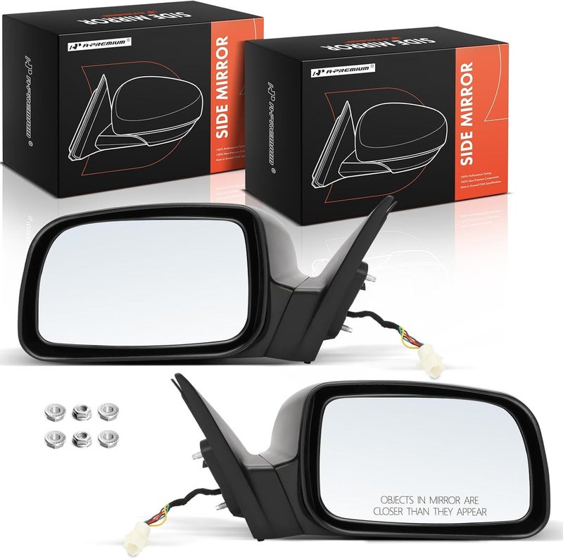 A-Premium Heated Power Door Mirrors for Toyota Camry 2007-2011 - Image 1