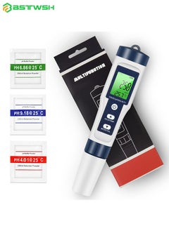 Digital PH Meter, 5 in 1 TDS Meter Water Quality Tester with Back light, PH/TDS/EC/Salinity/Temp Meter with ATC, 0.01 Resolution High Accuracy Pen Type Tester, for Drinking Water, Aquarium, Spas - pzsku/Z03DA45BEE6E2D0458642Z/45/_/1740481002/33210d6c-769d-48ad-8d50-3a860763c1e6