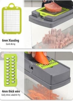 KEVIN Vegetable Slicer, All-in-one Kitchen Vegetable and Fruit Divider, Vegetable Cutter/grater/slicer, Suitable for Potatoes, Carrots, Cucumbers  - Image 3