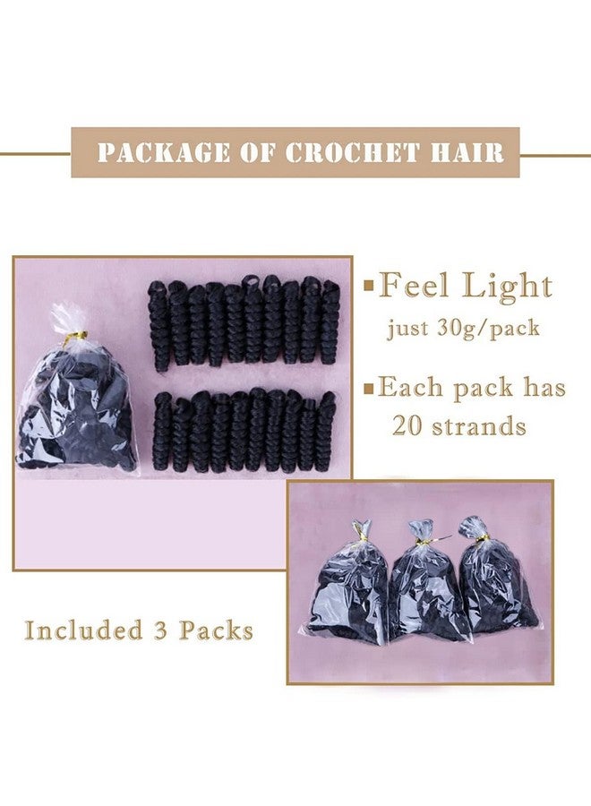 PHOCAS 10'' 5Packs Short Curly Crochet Hair Jump Wand Crochet Braids For Black Women 6Mm Natural Black To Gloden Blonde - Image 2