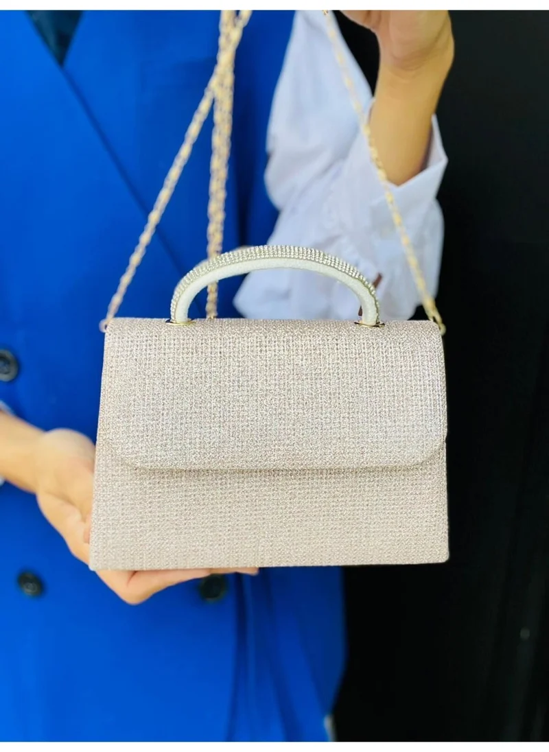 Çanta Trend Bag Trend Chain Strap Hand Held Evening Dress Bag You Can Use Your Phones Easily