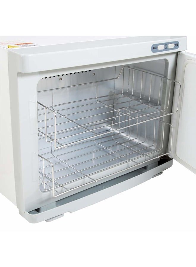 ForPro Professional Collection سخان مناشف ساخن متميز، سعة إضافية كبيرة 23 لتر، رفان من الفولاذ المقاوم للصدأ، أبيض - Image 5