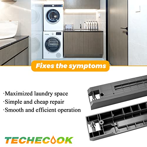 Techecook UPGRADED SKK-8K & SKK-7A Stacking Kit Fit for Samsung Washer & Dryer 27 Inch Front Load Laundry by Techecook - Samsung Stackable Washer Dryer Kit Including All Parts - Replace for SK-5A SK-5AXAA - Image 4