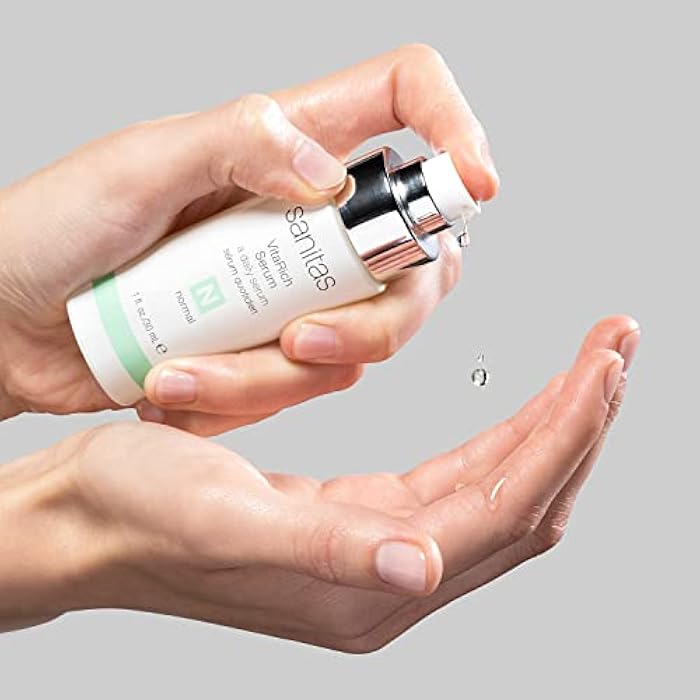 Sanitas Skincare VitaRich Serum, Hydrating, Reparative Serum, Multivitamin Blend, Vegan Squalane, 1 Ounce - Image 4
