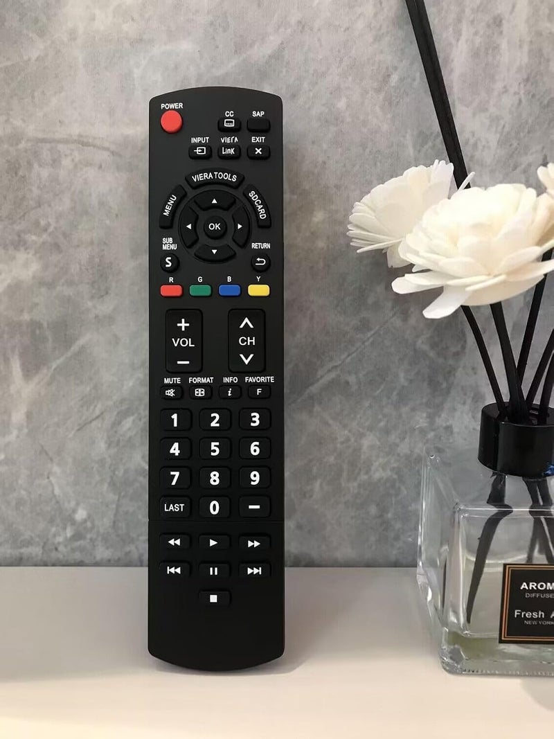 BOMAZ Universal Replacement Remote Control for Panasonic TC-42LD24 TH-42PX60U TC-L37X2 TC-L42E3 TC-P60S30 N2QAYB000485 N2QAYB000570 Plasma Smart TV - Image 4