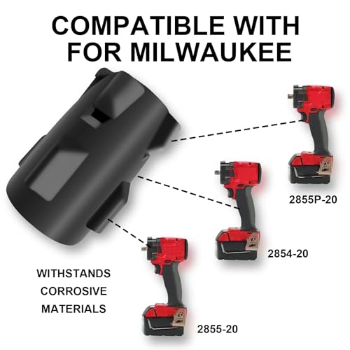 deawater 1pcs 49-16-2854 Impact Protective Boot for 1/2，3/8in Stubby impact wrenches 18V FUEL compact impact wrenches 2854-20，2855-20 and 2855P-20 - Image 4