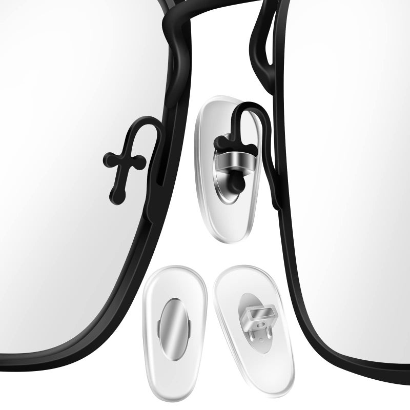 Auzky Auzky 5 Pairs Replacement Nose Pads for RayBan RB3549 RB4071 RB6336 RB7140 RB8415 and More Eyeglasses Sunglasses Models Silver