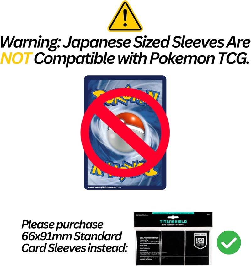 TitanShield (150 Sleeve) Colored Small Japanese Sized Trading Card Sleeves Deck Protector for Yu-Gi-Oh, Cardfight!! Vanguard & More (Ivory) - Image 5