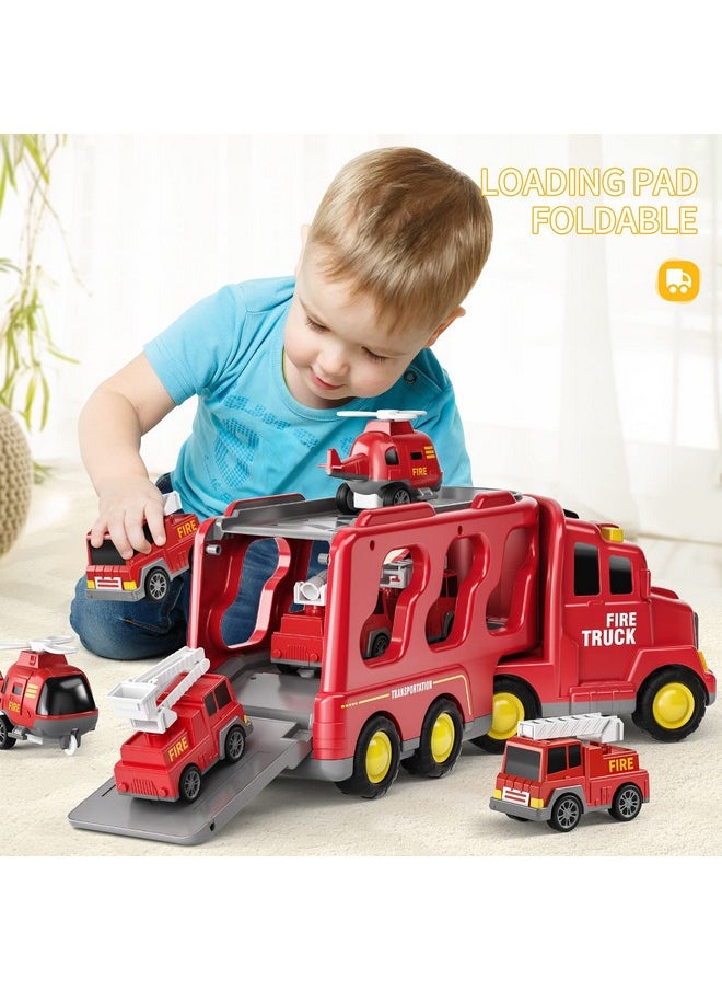 Fire Toys For 3 4 5 6 Years Old Boys Girls - 5 In 1 Carrier Truck Transport For Toddlers 1-3, Friction Power Vehicles For Kids 3-5, Christmas Birthday Gifts - Age 3-9 - pzsku/Z03DAED60A491F6894AE1Z/45/_/1733730394/1940f095-02b5-45b9-8153-03703bdf24a3