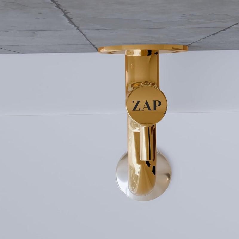 ZAP صنبور طويل من النحاس بلون الشمبانيا الذهبي من سلسلة زاب إلكسير - Image 4