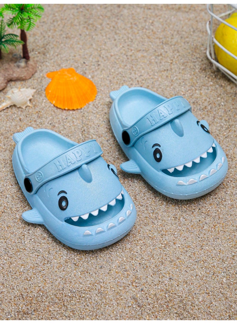 Kids Summer Sandals Comfortable Kids Slides Shark Design Crocs Style Non Slip Beach Sea And Pool Shoes - Image 4