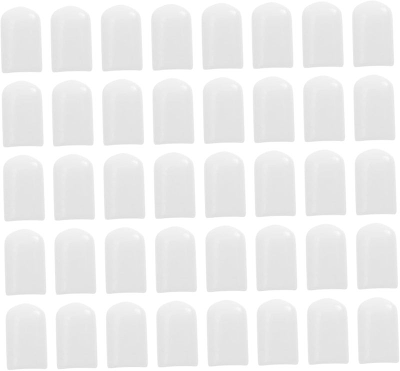 DOITOOL 100pcs Protective Rack Feet for Kitchen Sink Grid Protector Replacements White Sink Accessories Easy to Adjust for Household Use - Image 1