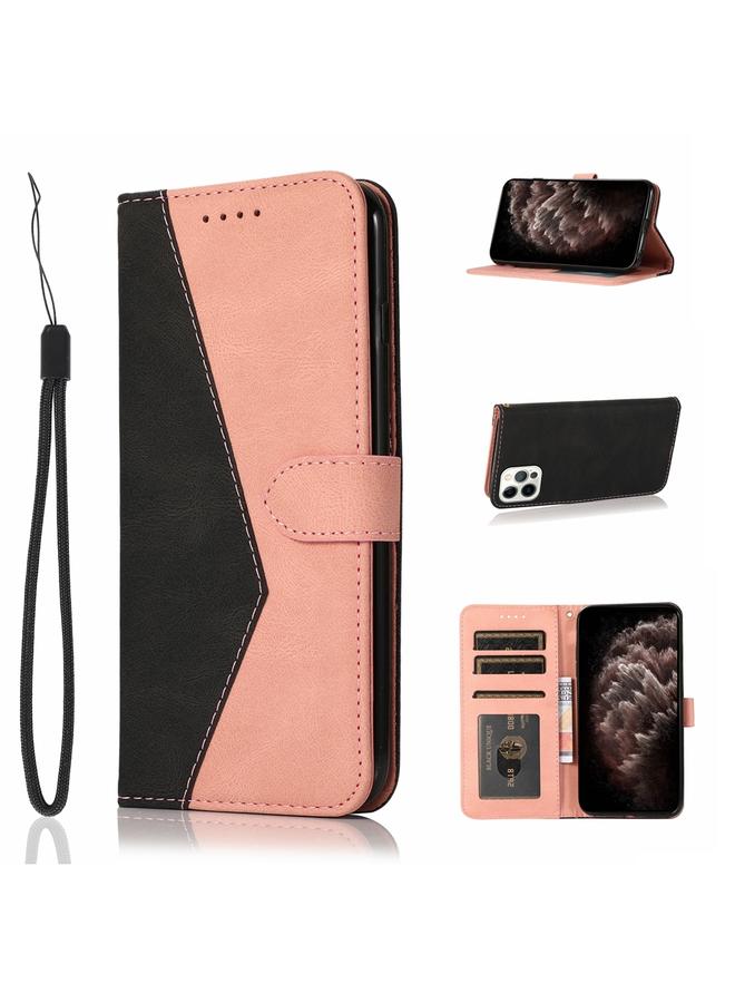 Zaboon Case For iPhone 13 Pro Dual-color Stitching Leather Phone Case - Image 1