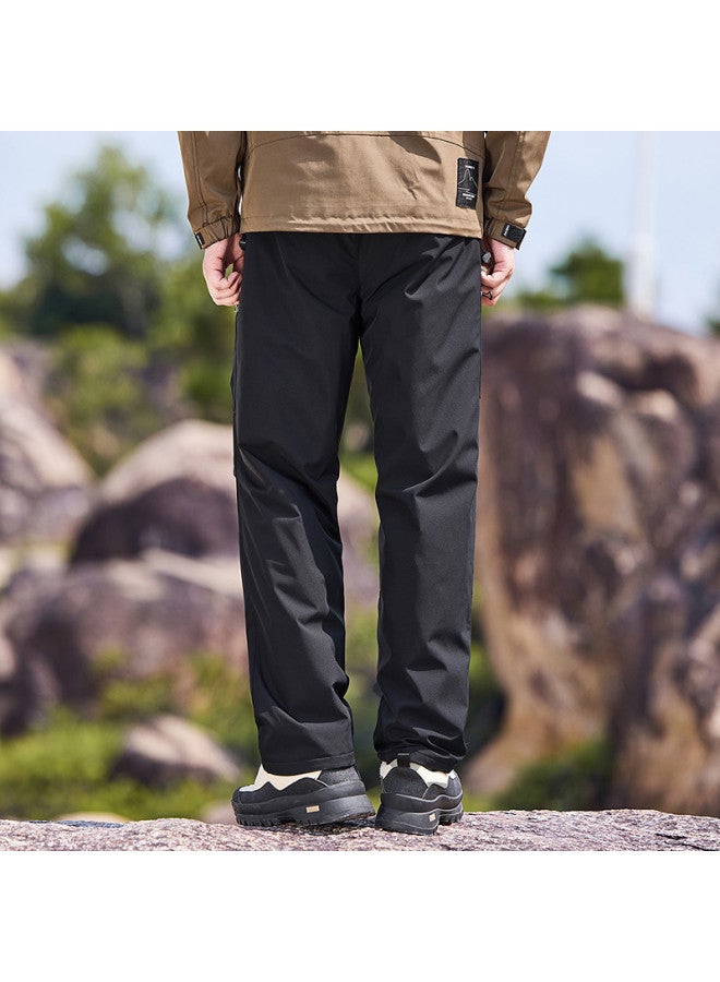 Fapai Unisex Down Pants Outdoor Casual Workwear Silhouette Warm Down Trousers - Image 3