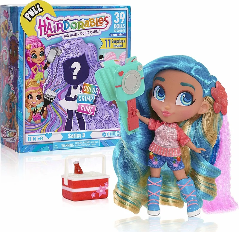 جيوتشي بريزيوسي Hairdorables Surprise Dolls Series 3 - 23725