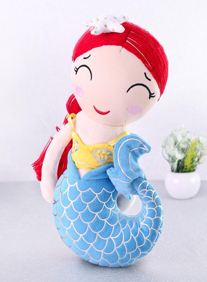 Bonfino Premium Brisa Soft Candy Doll |Stuffed Toy for Girls | Mermaid Plush Doll for Kids| Cute Cuddly Doll, Helps to Learn Role Play | Safe & Fun Gift for Toddler & Baby Girls| BIS Certified - Blue - Image 1