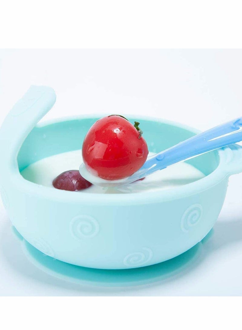 KASTWAVE Baby Spoons Silicone Spoon for Baby Feeding and Infant Weaning BPA Free Baby Feeding and weaning Spoons for with Baby Spoon Set Baby Food Pouches Cutlery for Babies Toddler - Image 3