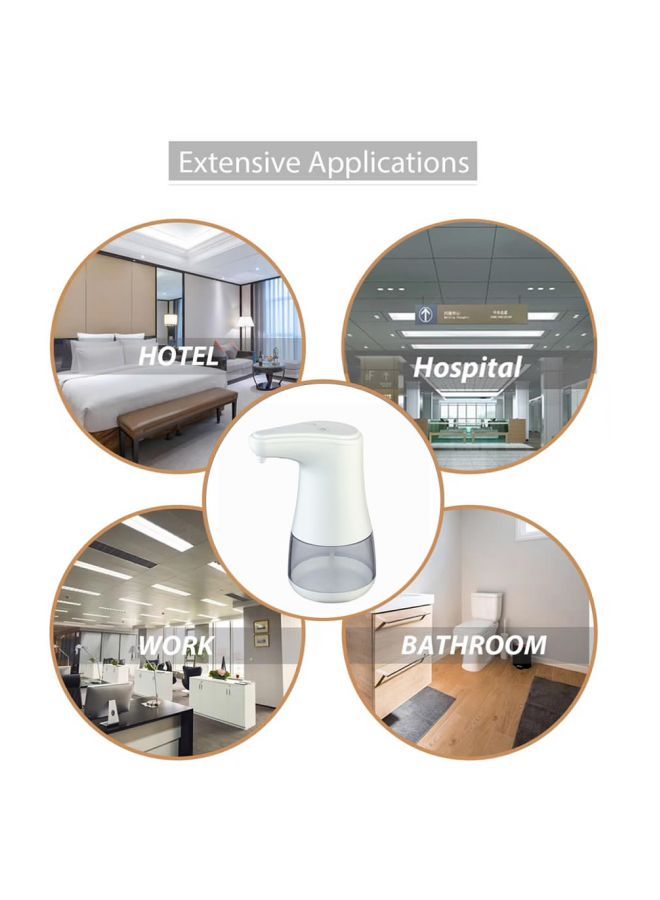 NIBEMINENT Automatic Sanitizer Disinfectant Dispenser White 360ml  - Image 3