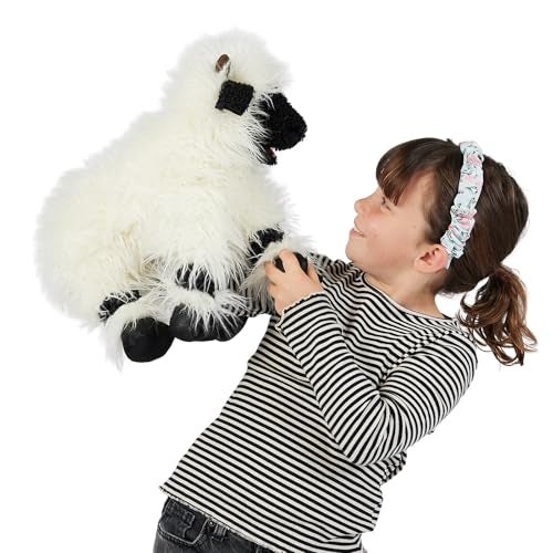 Folkmanis Valais Blacknose Sheep Hand Puppet - Image 5