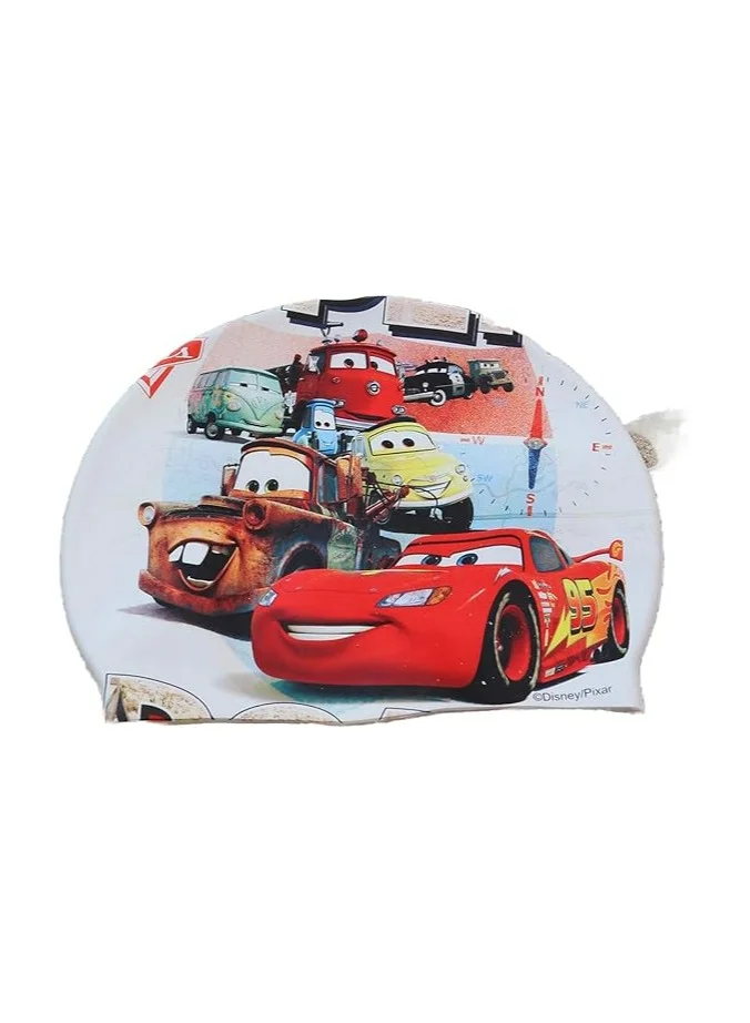 ديزني Disney Cars Kids Silicone Swim Cap, One Size