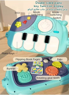 Riolio 2 In 1 Baby Gym Play Mats,Baby Toys Kick and Play Piano Gym Activity Center For Infants,Baby Walker Fitness Rack  - Image 5