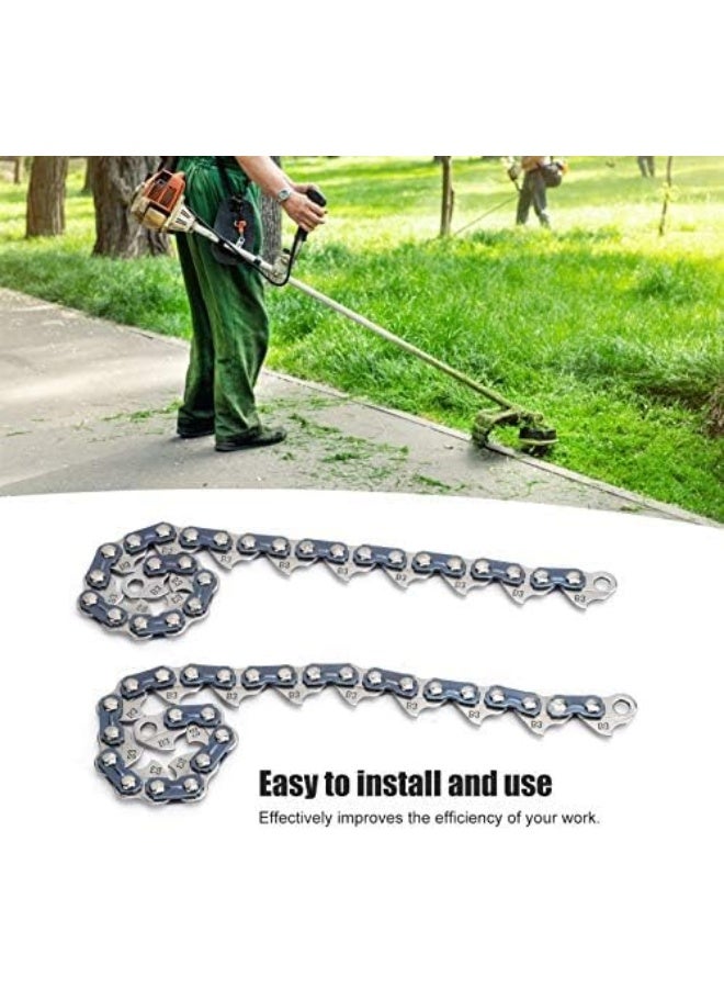 Fdit Trimmer Head Chain Wearproof Chain Replacement For Garden Lawn Mower Brush Cutter Lawn Mower Replacement Parts - Image 4