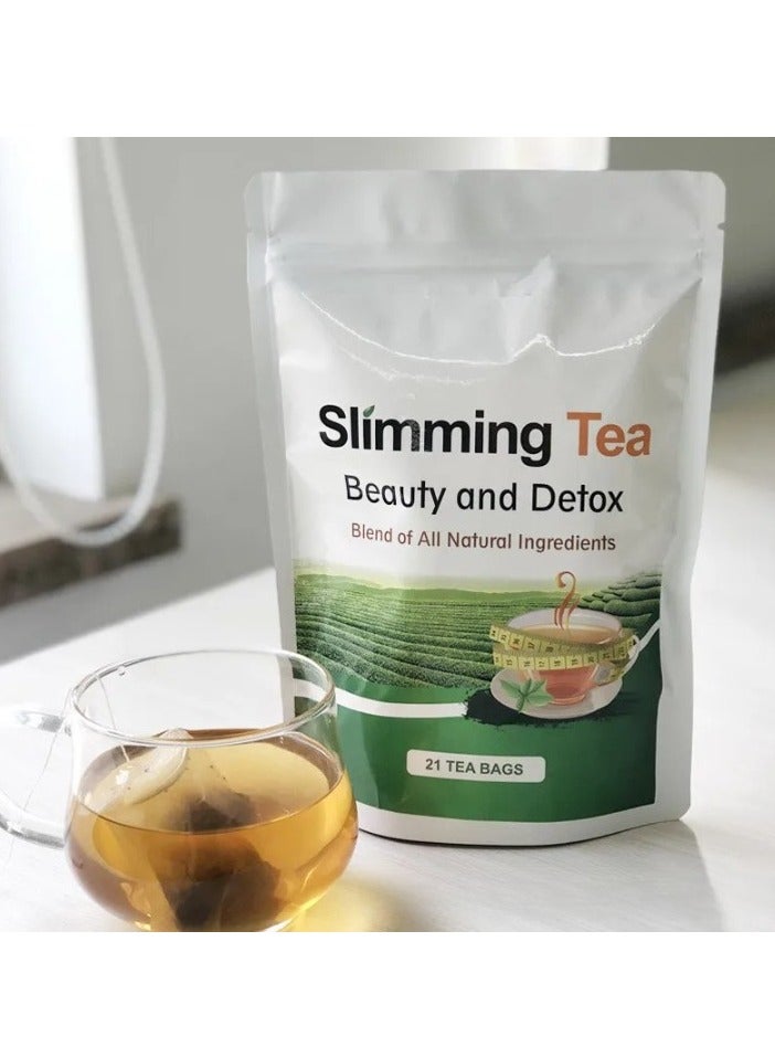 Wins Town Detox Slim Tea, Lotus Leaf Slimming Tea, Natural Formula  Rapid Fat Burning Tea, Safe Health Care Dietary Supplement Wellness Tea For Weight Loss Belly Fat Burn  - Image 4