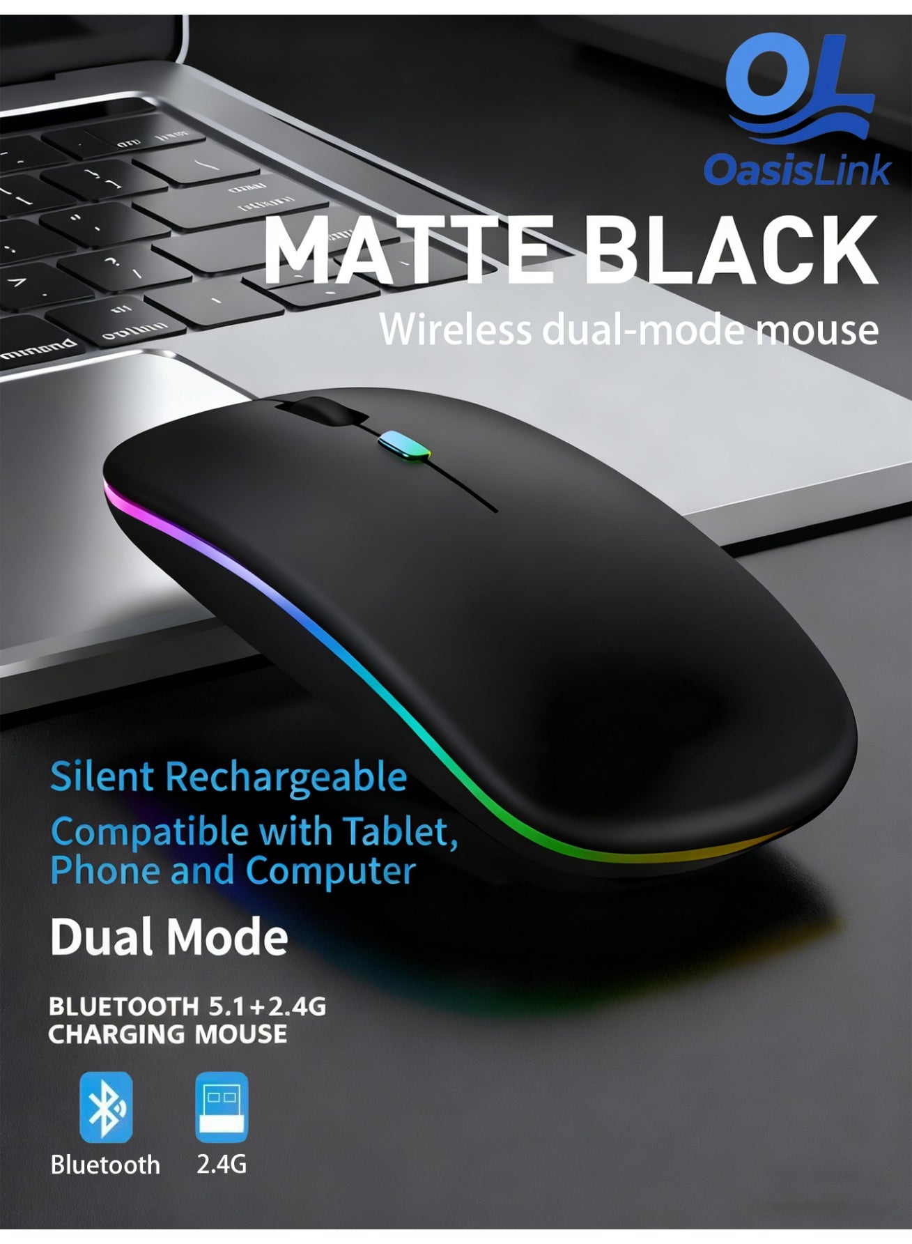oasislink Oasislink Wireless Bluetooth Mouse usb